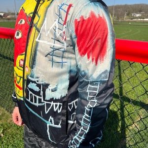 BASQUIAT x MEMBERS ONLY 🍌 Art Jacket